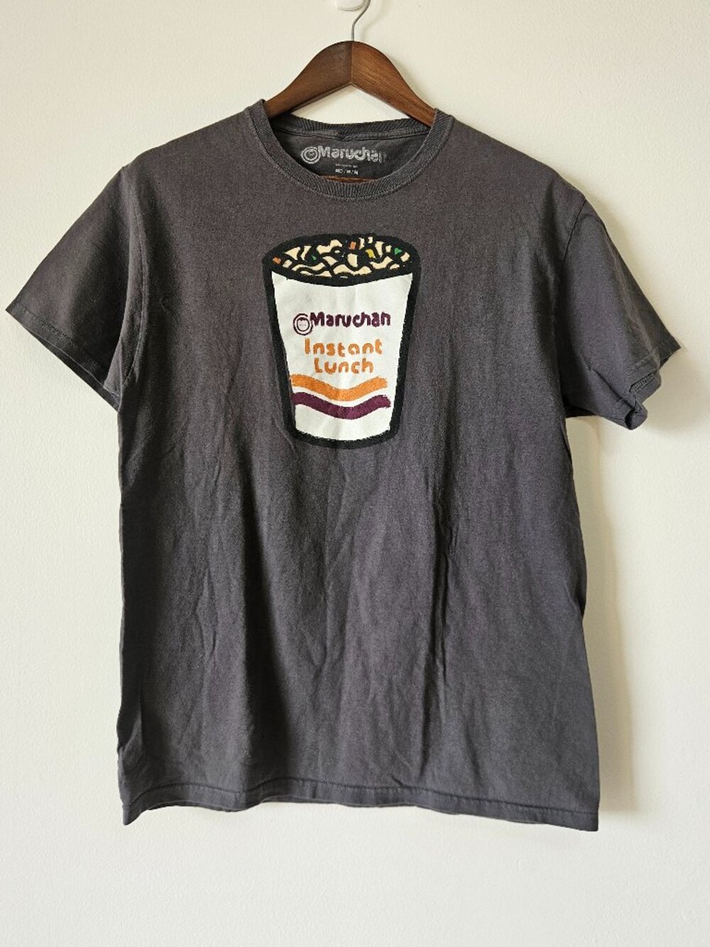 Maruchan Ramen Gray T Shirt M Medium Tee 100% Cotton